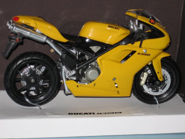 Ducati 1098 Yellow. a Red Ducati 1098 yellow